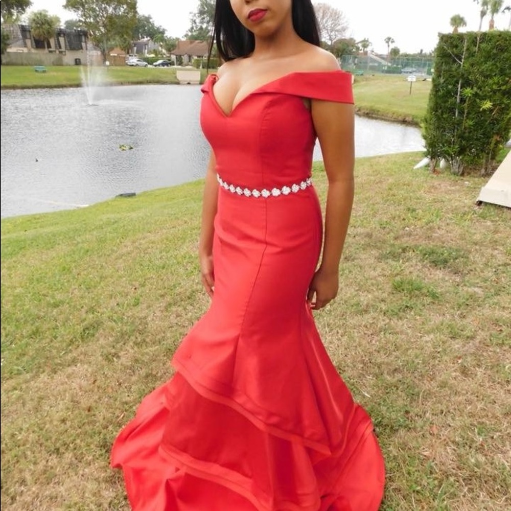Gorgeous Red Mermaid Dress
